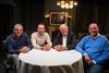 (from left to right) Paul McGinley, Nick Dougherty, Colin Montgomerie and Thomas Bjørn The Captains Dinner Presented By DP World Sky Sports Golf