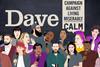 Dave comedy festival in an ad break