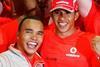 Nic and Lewis Hamilton