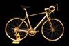 24 carat gold plated bike