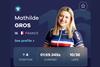 Mathilde Gros cycling AWS UCI Track Champions League stats
