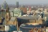 Manchester drone shot