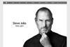Apple's homepage was dedicated to Jobs this morning