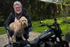 Si King and dog Arty