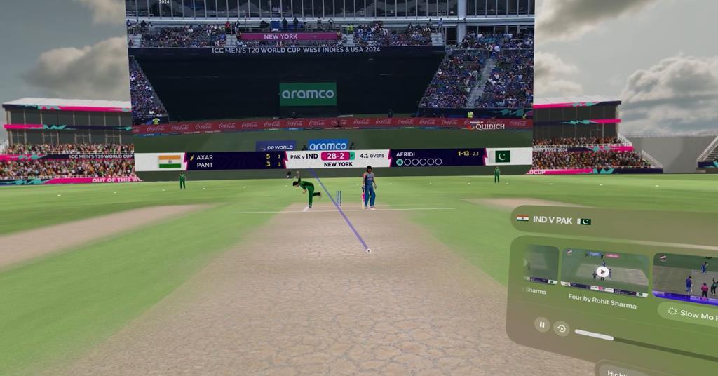 ICC launches VR cricket highlights app for Apple Vision Pro