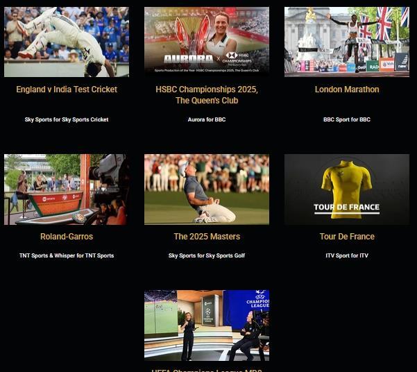 Broadcast Sport Awards 2025 - Shortlist revealed | News | Broadcast