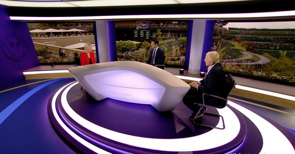 Behindthescenes Wimbledon 2021 virtual studio News Broadcast