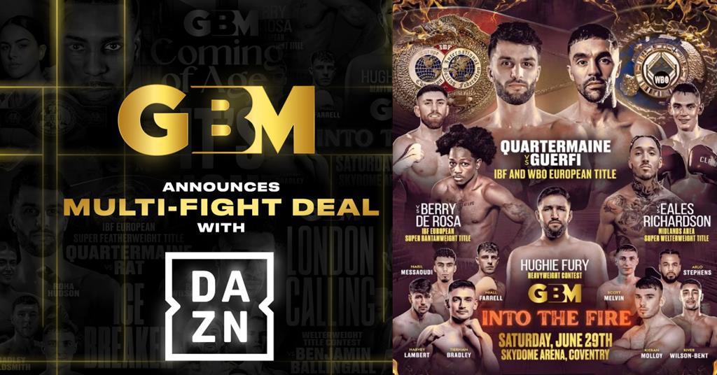 DAZN to show GBM Sports boxing events
