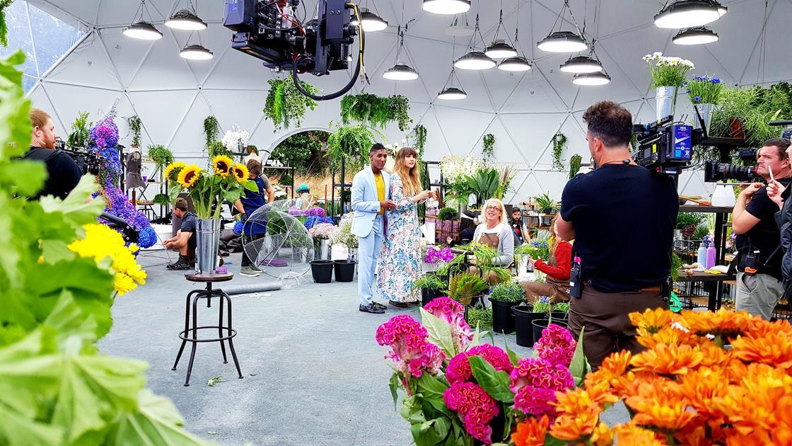 Arranging Netflix’s Big Flower Fight Behind The Scenes Broadcast