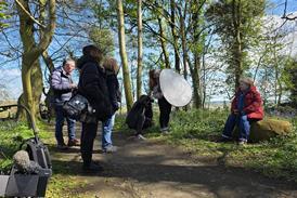 Ainsley Currie, David Kerr, Sarah Sapper, Raja Nundlall, Gena Davies, Sandi Toksvig HomePlace Bellaghy Northern Ireland copyright Cornelia Street Productions