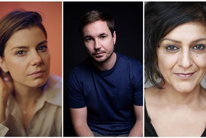 Aimee-Ffion Edwards, Martin Compston and Meera Syal