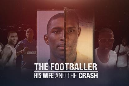 footballer wife crash