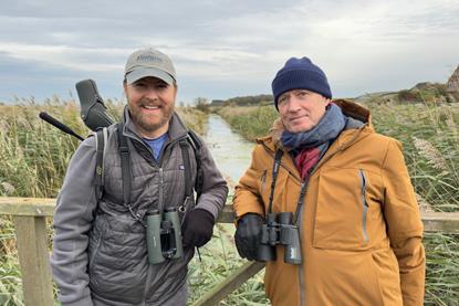 Sam and Ade go Birdwatching