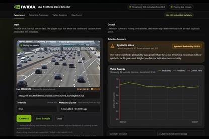 NVIDIA AI video detector