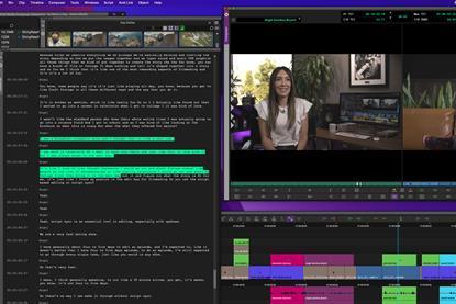 Avid Media Composer 2024_6 Transcript Tool