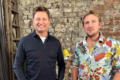 George & Luke at design studio  3