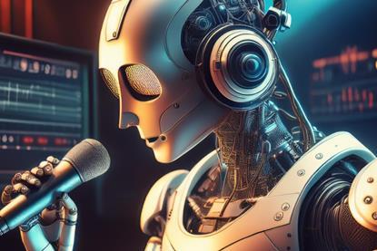 AI robot dubbing