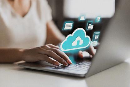 working in the cloud - AI generated