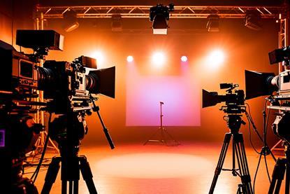 AI TV production set