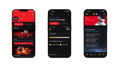 IBM___Ferrari_2026_mobile_app_screens