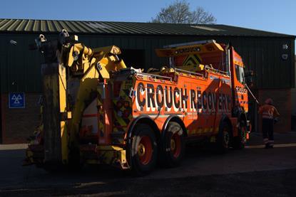 Trucking Hell Press Still - Crouch