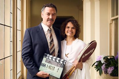 Goolagong_Marton_Csokas_as_Vic_Edwards_Lila_McGuire_as_Evonne_Goolagong_Image courtesy of ABC