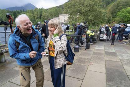 Rambling (Pictures Mark Bonnar & Ashley Jensen) Photographer Jamie Simpson Credit BBC & The Comedy Unit