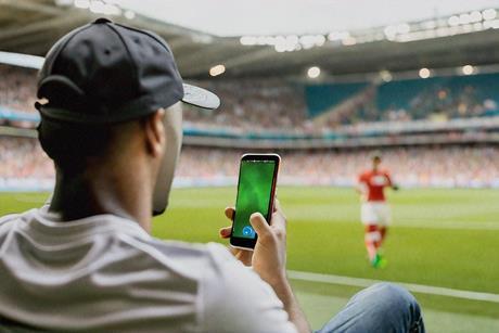 someone watching football