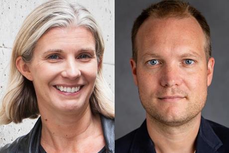 Emma Loach and Adam Hawkins