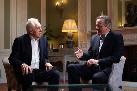David Dimbleby and David Cameron in What's The Monarchy For?