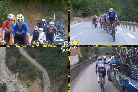 Tour de France Quad Screen Image