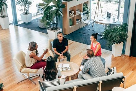 Stock photo of a meeting