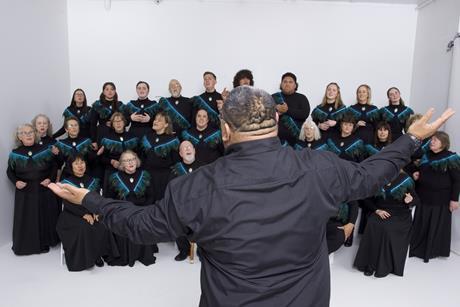 Kaitāia Community Voices in the studio