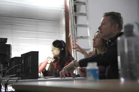 MT BTS - 2nd trial - Producer Claire Kunzel, BBC Comm-Eds Louise Thornton and David Harron