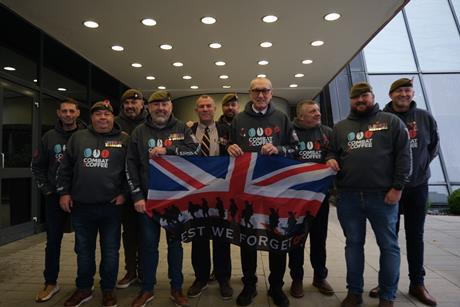 Terry with Combat2Coffee and Veterans