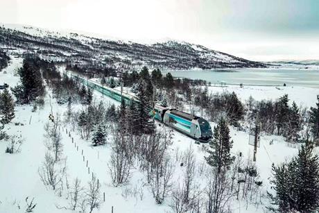 Nordic Train at Christmas
