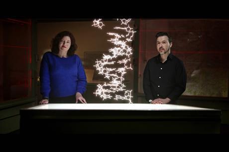 04 - Dr Alex J. Kay and Prof. Turi King With DNA - Credit Blink Films