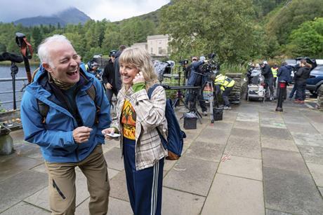 Rambling (Pictures Mark Bonnar & Ashley Jensen) Photographer Jamie Simpson Credit BBC & The Comedy Unit