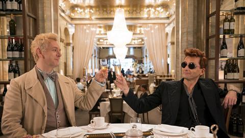 good omens bbc amazon behind the scenes broadcast