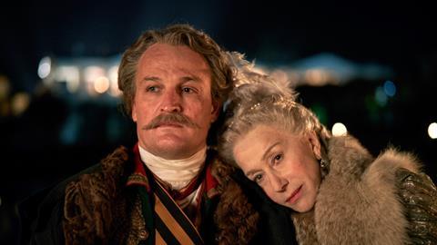 Jason Clarke & Helen Mirren in Catherine the Great