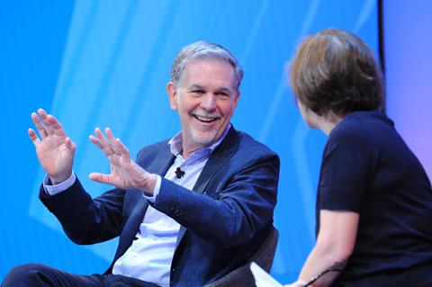 Reed Hastings, CEO Netflix, Kirsty Wark, Journalist, Broadcaster and Writer (3)