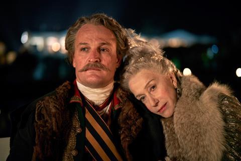 Jason Clarke & Helen Mirren in Catherine the Great