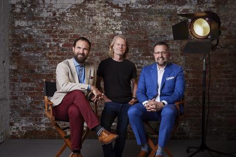 L-r - Matthew Hornburg, Michael MacMillan and Mark Bishop - credit - Steve Craft