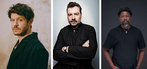 Iwan Rheon, Brendan Coyle and Atandwa Kani