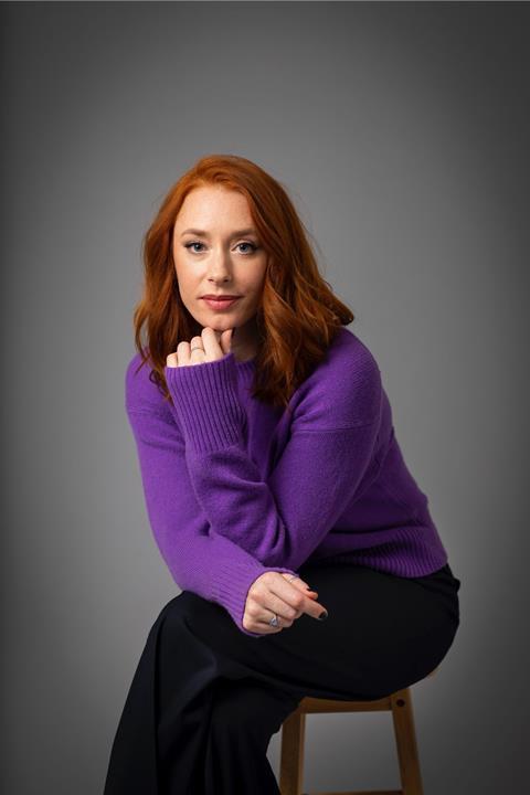 Hannah 2023 purple jumper
