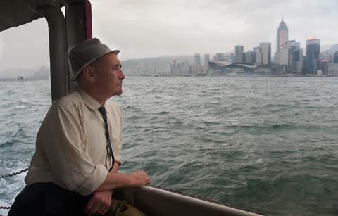 Mark Rylance on the boat