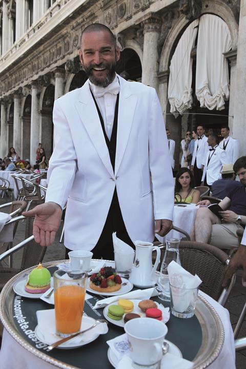 Fred Sirieix white jacket