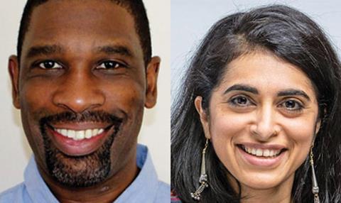 Adrian Padmore and Tilusha Ghelani