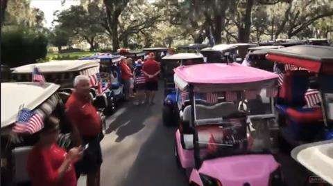 Golf cart rally