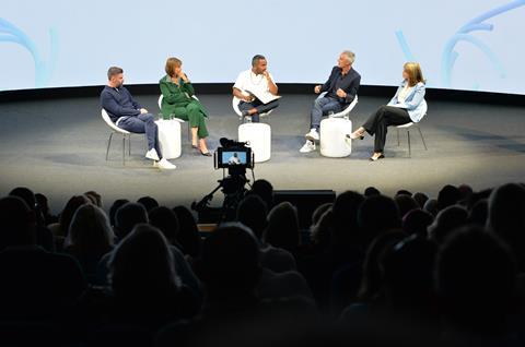 RTSConvention2025_Amol Rajan, Jonathan Allan, Tim Davie CBE, Dame Carolyn McCall, Sarah Rose 9